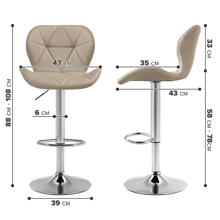 Характеристики Барный стул Ergozen Porsche 1 шт